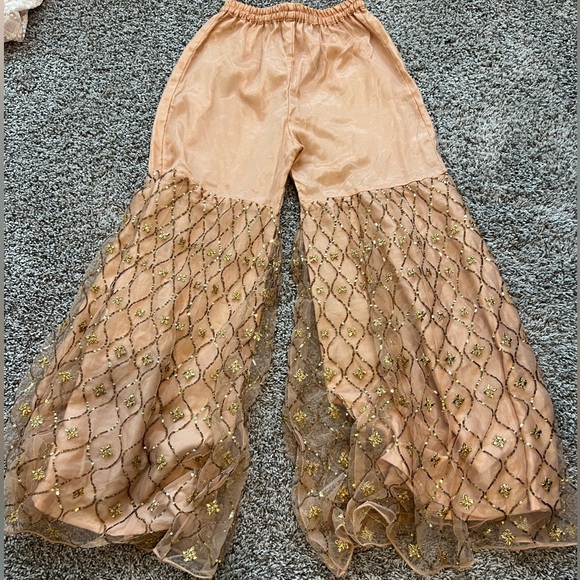 Peach Indian women’s suit palazzo pants - Picture 5 of 5